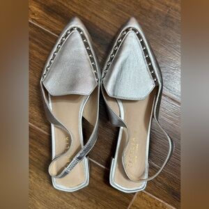 Cecelia New York silver flats